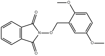 1H-Isoindole-1,3(2H)-dione, 2-[(2,5-dimethoxyphenyl)methoxy]- Structure