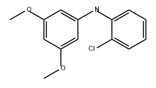 Benzenamine, N-(2-chlorophenyl)-3,5-dimethoxy-,630121-37-8,结构式