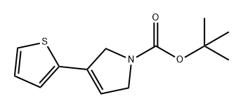 1H-Pyrrole-1-carboxylic acid, 2,5-dihydro-3-(2-thienyl)-, 1,1-dimethylethyl ester Structure