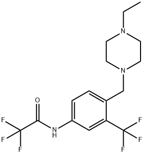 Acetamide, N-[4-[(4-ethyl-1-piperazinyl)methyl]-3-(trifluoromethyl)phenyl]-2,2,2-trifluoro-