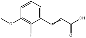 2-Fluoro-3-methoxycinnamic acid,630424-82-7,结构式