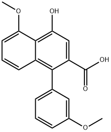 6305-49-3 4-Hydroxy-5-methoxy-1-(3-methoxyphenyl)-2-naphthoic acid