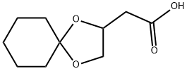 2-(1,4-Dioxaspiro[4.5]decan-2-yl)acetic acid Structure