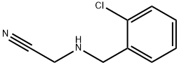 Acetonitrile, 2-[[(2-chlorophenyl)methyl]amino]- Structure