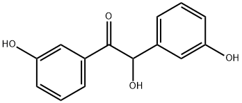 Ethanone, 2-hydroxy-1,2-bis(3-hydroxyphenyl)- Struktur