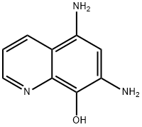 5,7-Diaminoquinolin-8-ol 结构式