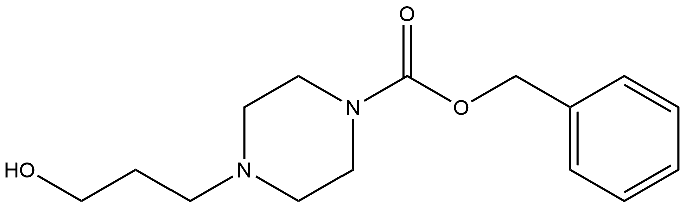 benzyl 4-(3-hydroxypropyl)piperazine-1-carboxylate Structure
