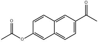Ethanone, 1-[6-(acetyloxy)-2-naphthalenyl]- Struktur