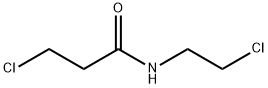 Propanamide, 3-chloro-N-(2-chloroethyl)- Structure