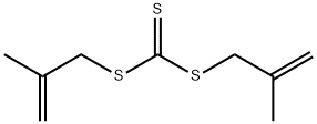 Carbonotrithioic acid, bis(2-methyl-2-propen-1-yl) ester Struktur