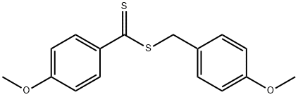 (4-Methoxyphenyl)methyl 4-methoxybenzene-1-carbodithioate Struktur