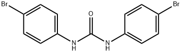 Urea, N,N'-bis(4-bromophenyl)- 结构式