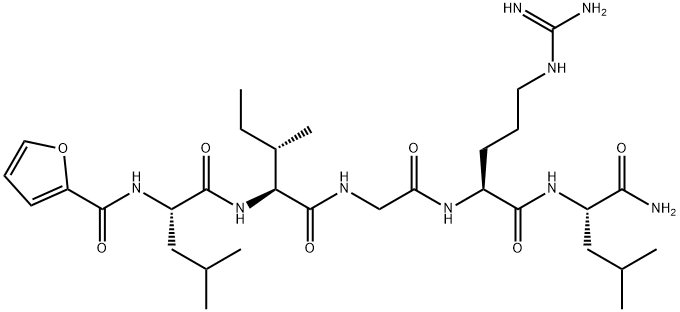 N-(2-Furanylcarbonyl)-L-leucyl-L-isoleucylglycyl-L-arginyl-L-leucinamide|