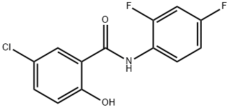 Benzamide, 5-chloro-N-(2,4-difluorophenyl)-2-hydroxy- Structure
