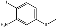 Benzenamine, 2-iodo-5-(methylthio)- Struktur