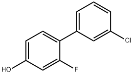 3'-Chloro-2-fluoro[1,1'-biphenyl]-4-ol,634192-30-6,结构式