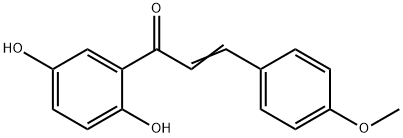 2',5'-二羟基-4-甲氧基查尔酮,6342-92-3,结构式