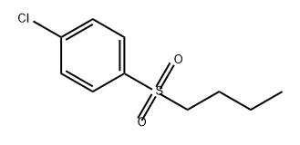 Benzene, 1-(butylsulfonyl)-4-chloro- Structure