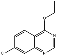 7-Chloro-4-ethoxyquinazoline 化学構造式