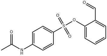 2-Formylphenyl 4-(acetylamino)benzenesulfonate 结构式