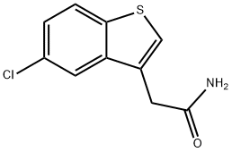 Benzo[b]thiophene-3-acetamide, 5-chloro-,634605-32-6,结构式