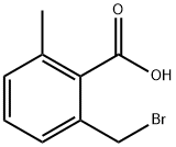 Benzoic acid, 2-(bromomethyl)-6-methyl- Struktur