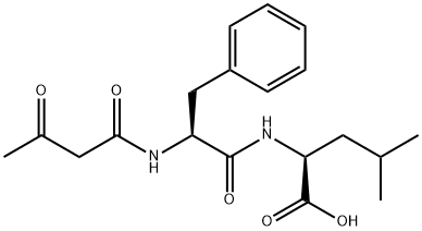 L-Leucine, N-(1,3-dioxobutyl)-L-phenylalanyl- (9CI) Structure