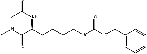 Carbamic acid, [(5S)-5-(acetylamino)-6-(methylamino)-6-oxohexyl]-, phenylmethyl ester (9CI) Struktur