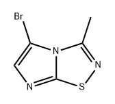 Imidazo[1,2-d]-1,2,4-thiadiazole, 5-bromo-3-methyl-,63682-75-7,结构式