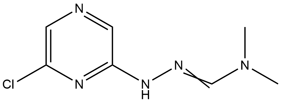 Methanehydrazonamide, N'-(6-chloropyrazinyl)-N,N-dimethyl- (9CI),63744-33-2,结构式