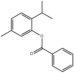 5-甲基苯甲酸2-异丙基酯,6380-29-6,结构式