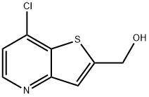 (7-氯噻吩并[3,2-B]吡啶-2-基)甲醇, 638219-26-8, 结构式