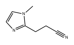 1H-Imidazole-2-propanenitrile, 1-methyl- 结构式