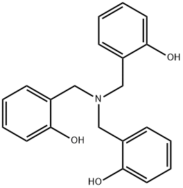 Phenol, 2,2',2''-[nitrilotris(methylene)]tris- 化学構造式