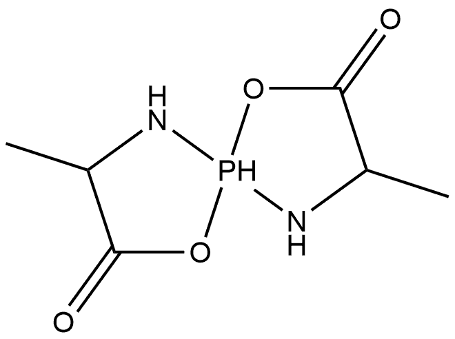 1,6-Dioxa-4,9-diaza-5l5-phosphaspiro[4.4]nonane-2,7-dione,3,8-dimethyl- Struktur