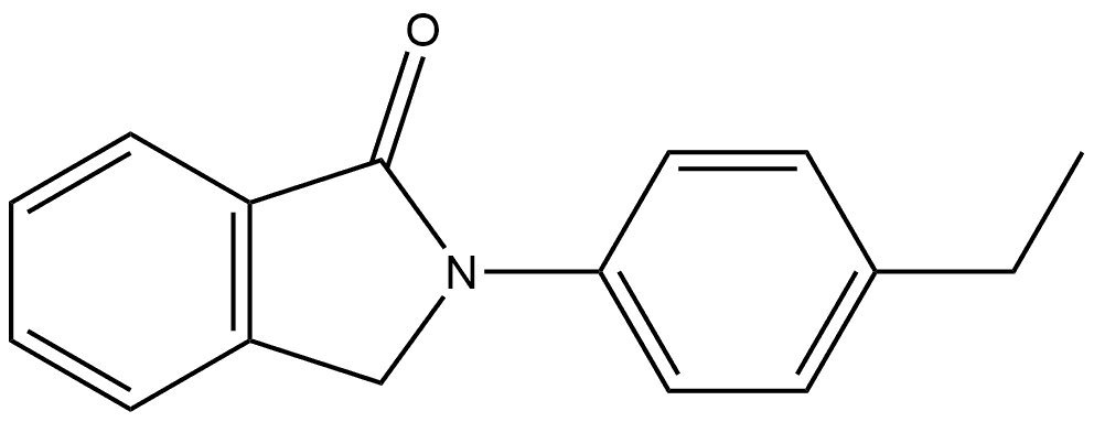 2-(4-ethylphenyl)-1-isoindolinone,639857-66-2,结构式