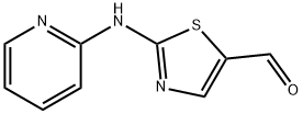 5-Thiazolecarboxaldehyde, 2-(2-pyridinylamino)- Structure