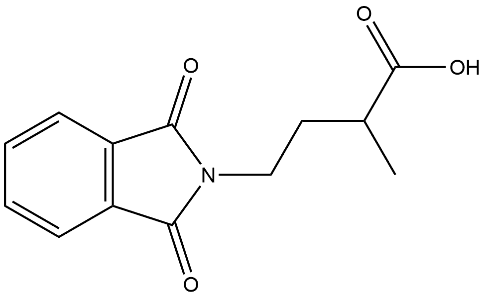 4-(1,3-Dioxoisoindolin-2-yl)-2-methylbutanoic acid Structure