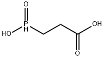 Propanoic acid, 3-(hydroxyphosphinyl)- Struktur