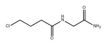 Butanamide, N-(2-amino-2-oxoethyl)-4-chloro- Structure