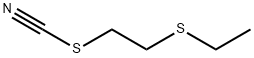Thiocyanic acid, 2-(ethylthio)ethyl ester Structure