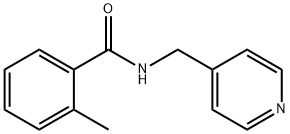 2-甲基-N-吡啶-4-基甲基-苯甲酰胺, 64095-81-4, 结构式