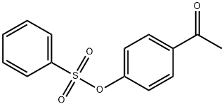 Ethanone, 1-[4-[(phenylsulfonyl)oxy]phenyl]- Structure