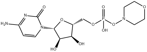 Morpholine, 4-(5'-cytidylyloxy)- (9CI)|((2R,3S,4R,5R)-5-(4-氨基-2-氧代嘧啶-1(2H)-基)-3,4-二羟基四氢呋喃-2-基)甲基 吗啉 磷酸氢酯