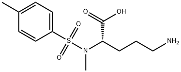 L-Ornithine, N2-methyl-N2-[(4-methylphenyl)sulfonyl]-,64143-94-8,结构式