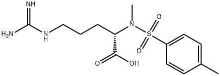 L-Ornithine, N5-(aminoiminomethyl)-N2-methyl-N2-[(4-methylphenyl)sulfonyl]- (9CI) 化学構造式