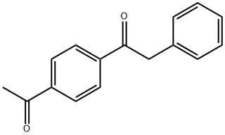 Ethanone, 1-(4-acetylphenyl)-2-phenyl- Struktur