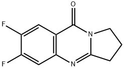 6,7-二氟-2,3-二氢吡咯并[2,1-B]喹唑啉-9(1H)-酮 结构式
