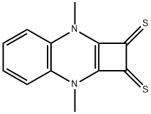 3,8-Dimethylcyclobuta[b]quinoxaline-1,2(3H,8H)-dithione Struktur