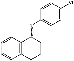 4-Chloro-N-(3,4-dihydronaphthalen-1(2H)-ylidene)aniline 化学構造式